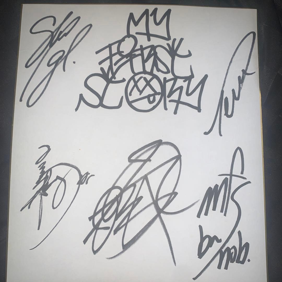 MY FIRST STORY サイン色紙 - メルカリ