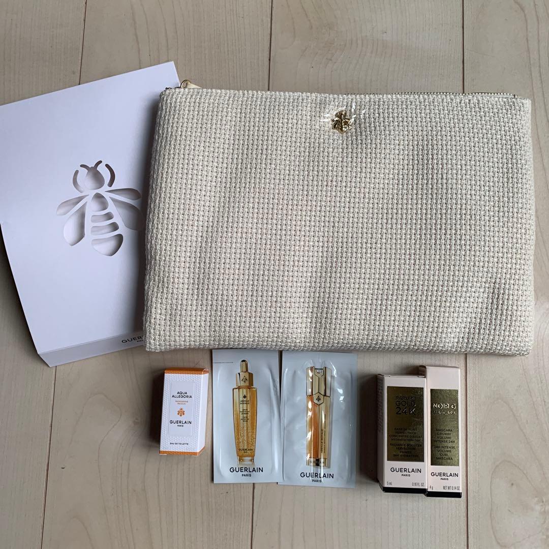 新品 ゲランノベルティポーチとサンプルセット - メルカリ