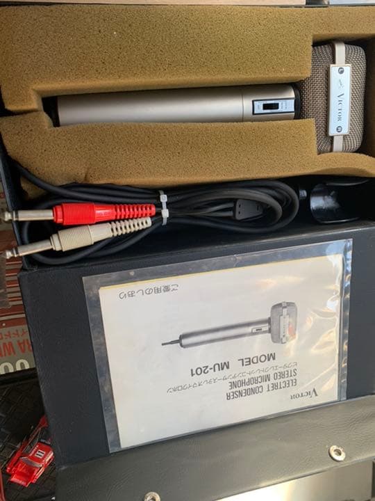 当時物 ビクター ステレオコンデンサーマイク Victor ニッパー