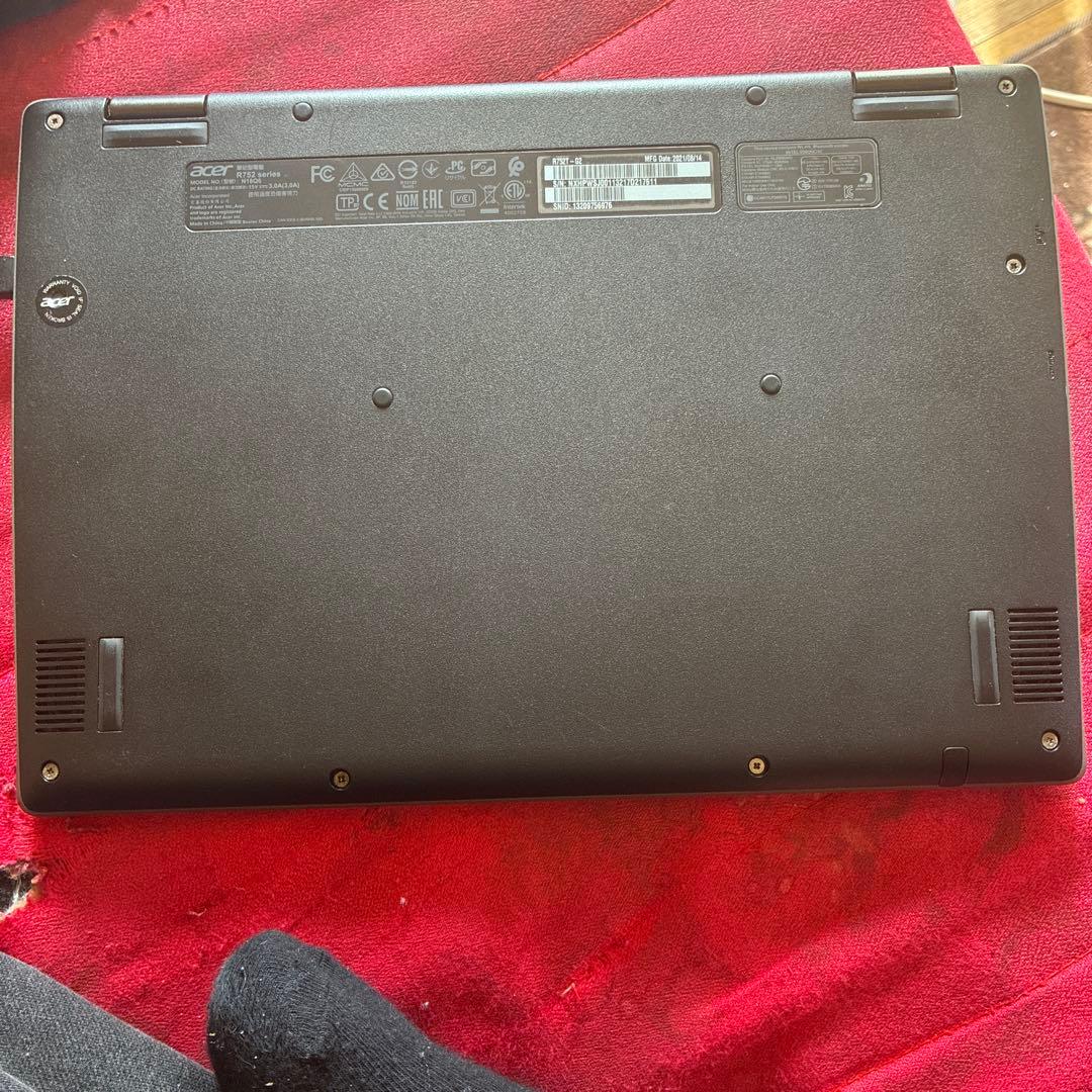 Acer Chromebook 本体 ブラック 持ち運び入れ物付き - メルカリ