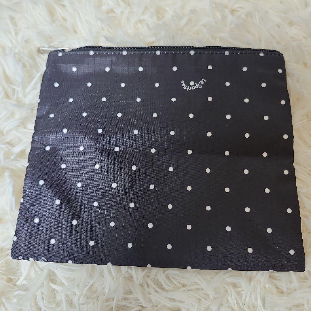 未使用級】レスポートサック デラックスエブリデイバッグ ドット ポーチ付