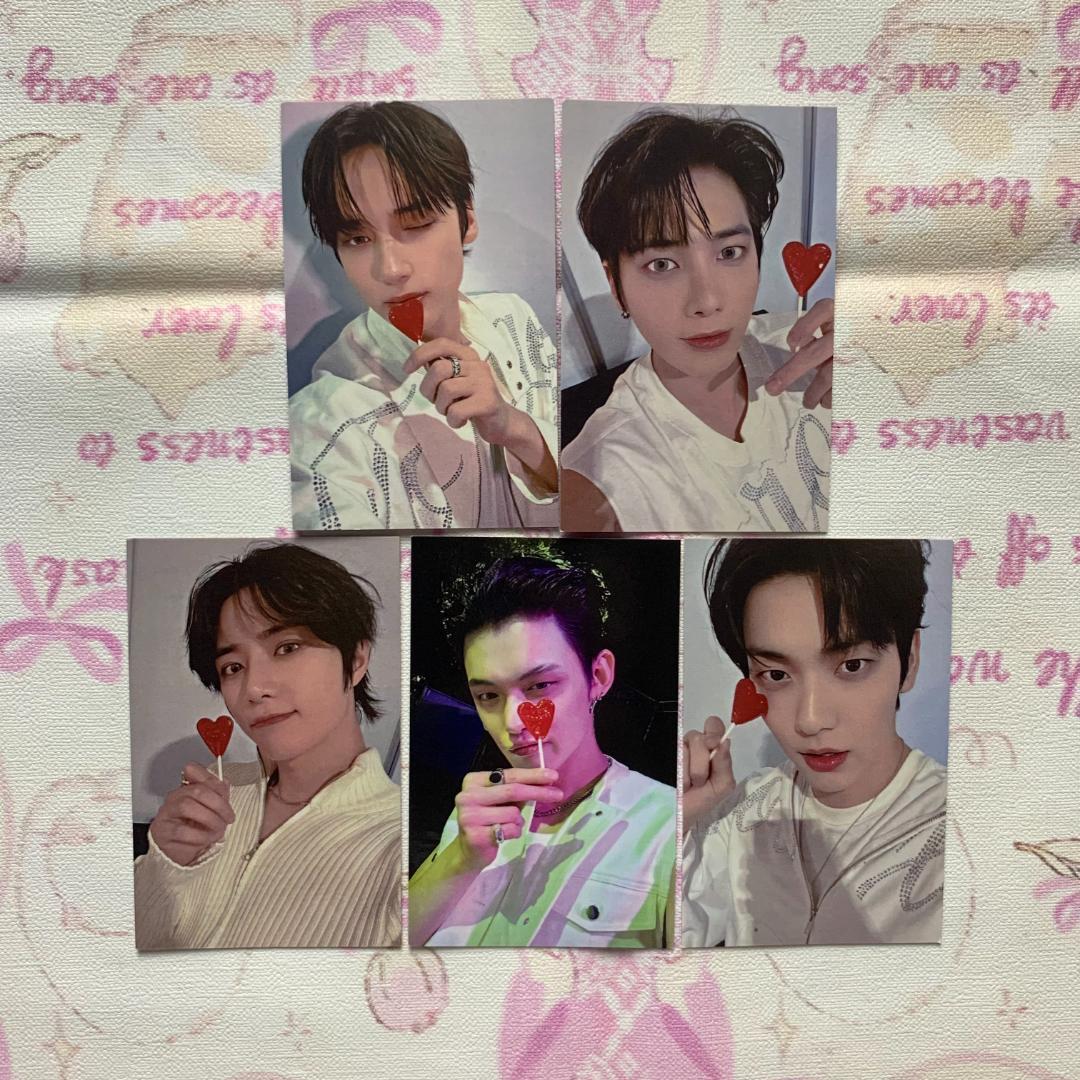 TXT Love LANGUAGE サノク トレカ 全員5枚 TXT TOMORROW 韓国 サノク トレカ 5枚 - メルカリ