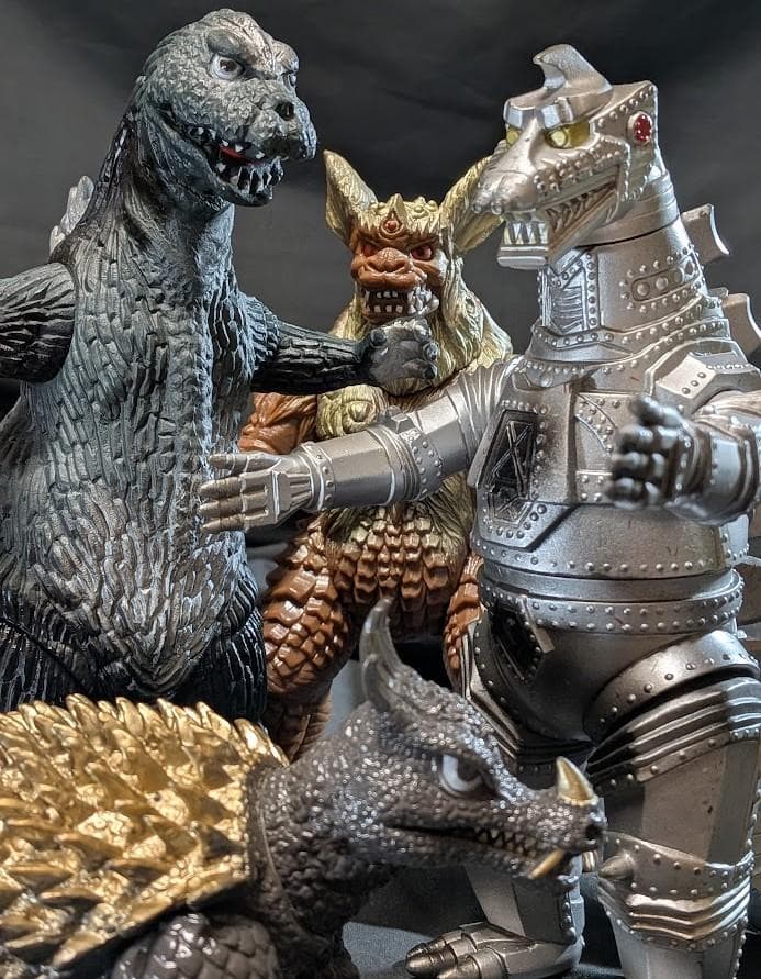 昭和ゴジラ・メカゴジラ・キングシーサー・アンギラス（バンダイ