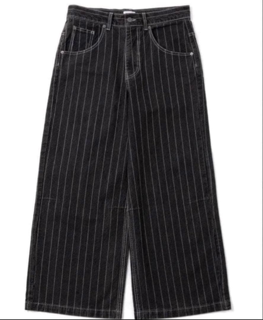 BLESSU ブレスユー ブラックストライプ ワイドパンツ sサイズ - メルカリ