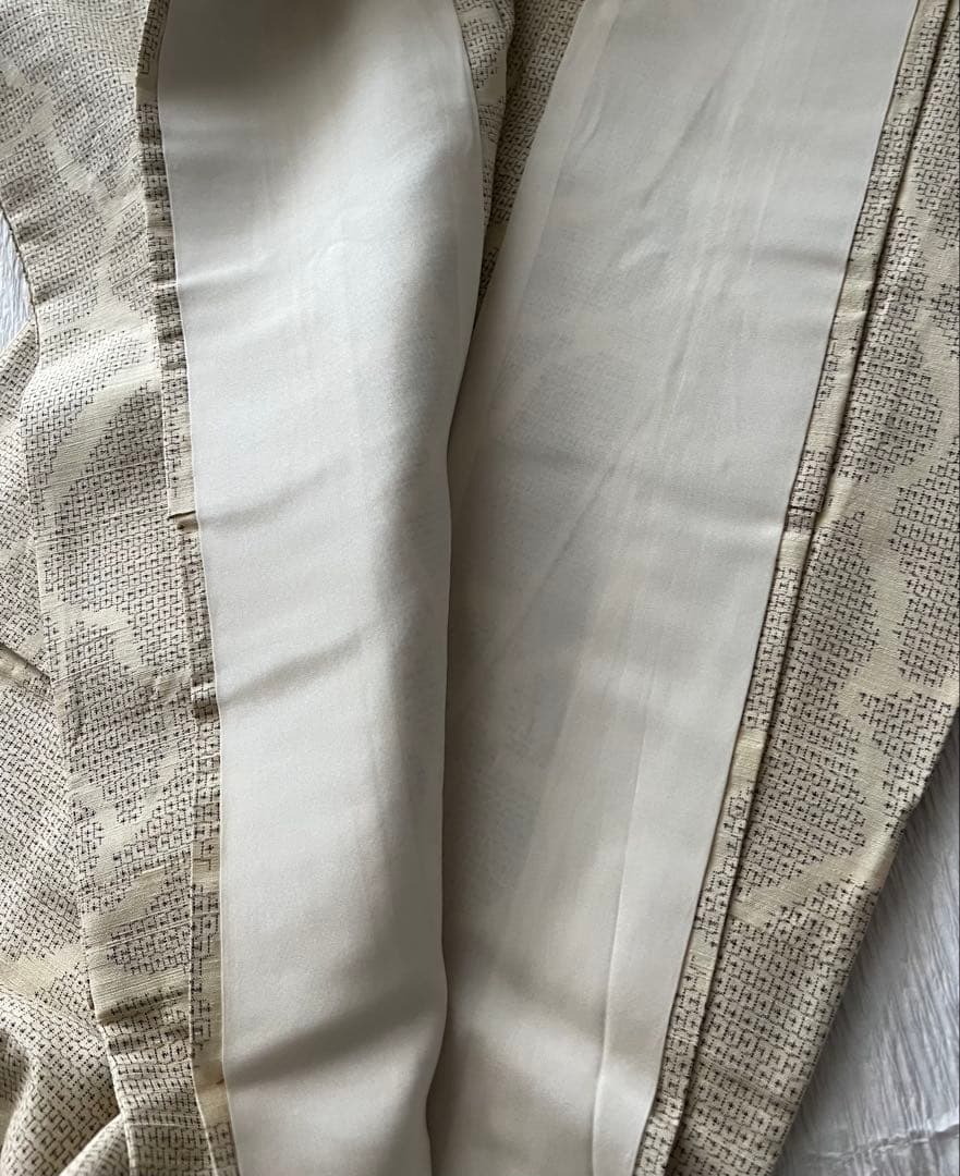 本塩沢紬やまだ織／100亀甲結城紬 単衣着物2枚 - メルカリ