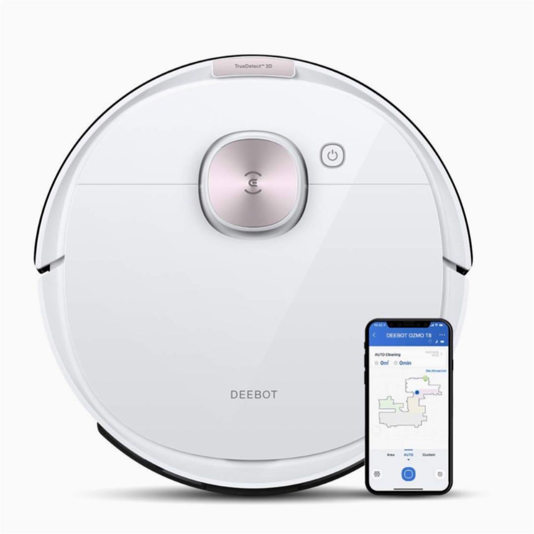 ECOVACS エコバックス DEEBOT OZMO T8 ロボット掃除機 掃除 DEEBOT OZMO T8 AIVI自動掃除機 | ECOVACS Japan公式サイト