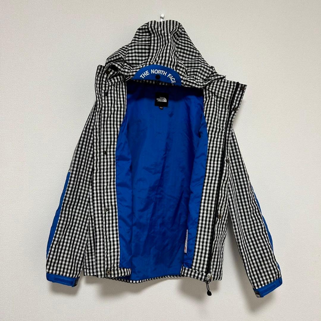 ノースフェイス マウンテンパーカー キッズ 150 ギンガムチェック
