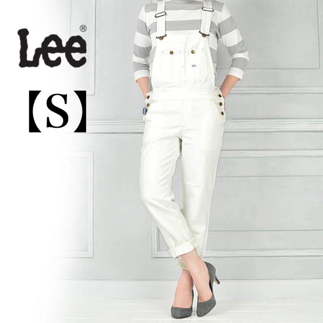 Lee リー オーバーオール サロペット 白 ホワイト 無地 レディース S