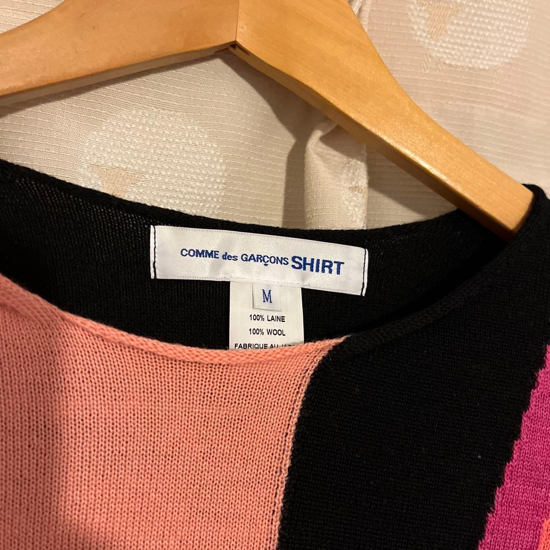コムデギャルソンシャツ 24aw カラーニット - トップス人気 商品 通販