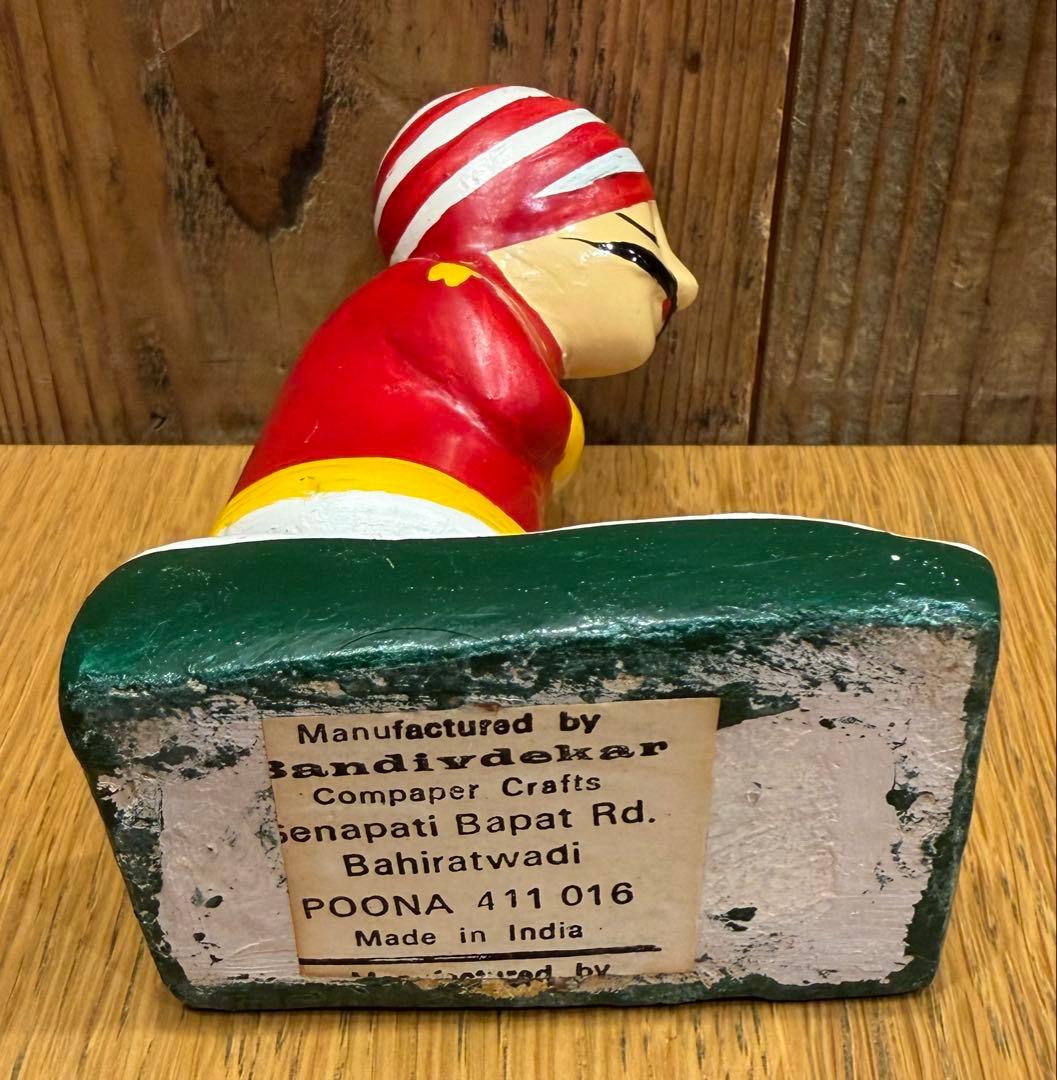 エアインディア ビンテージ フィギュア 人形 マハラジャ君 インド航空