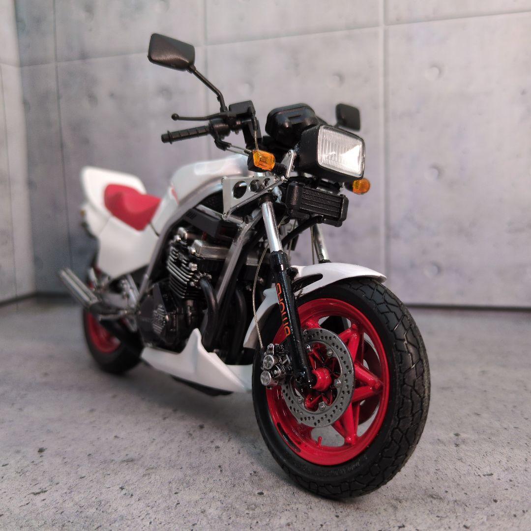 タミヤ製1/12ホンダCBR400Fプラモデル完成品 - メルカリ