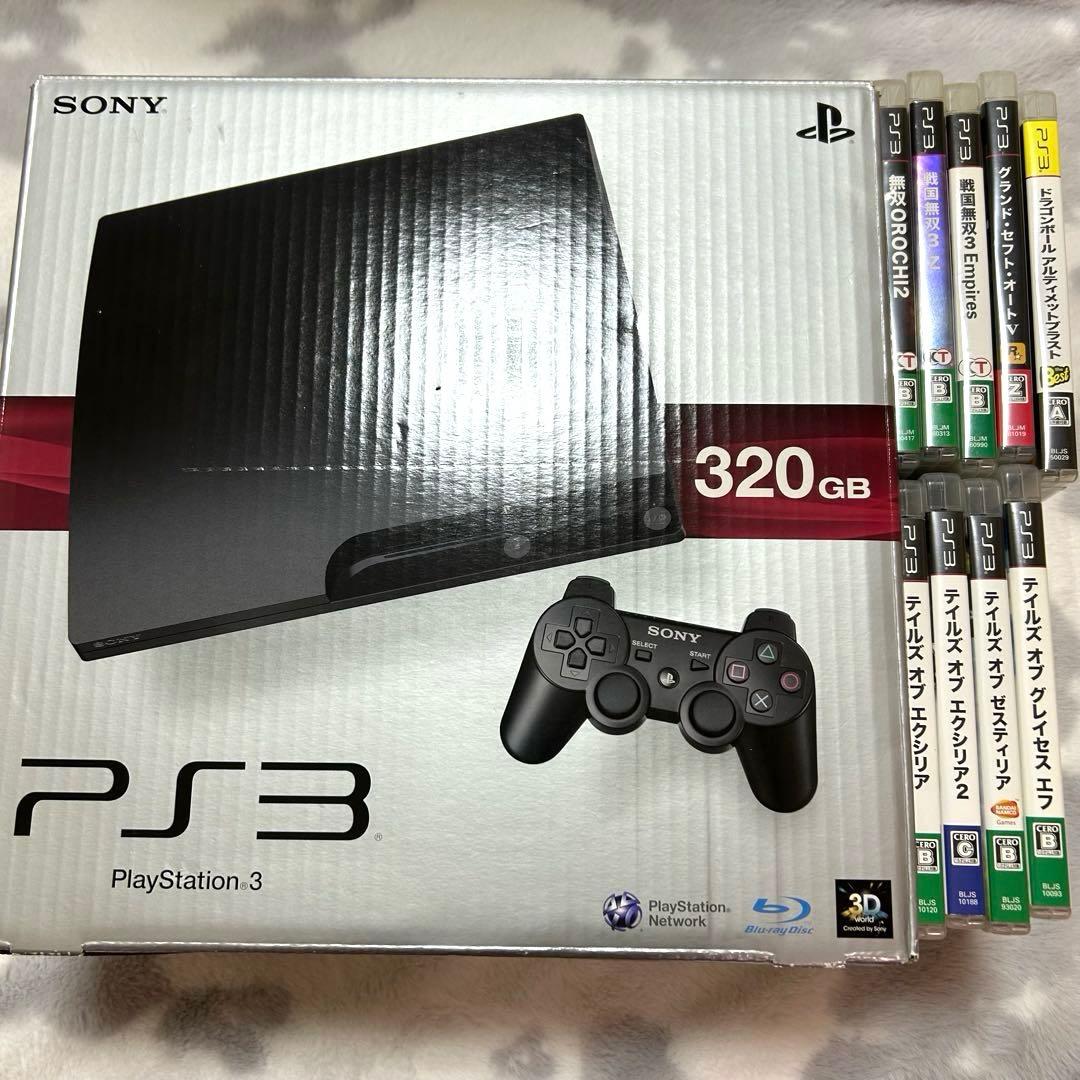 PS3】PlayStation 3 本体 ブラック p320GB - メルカリ