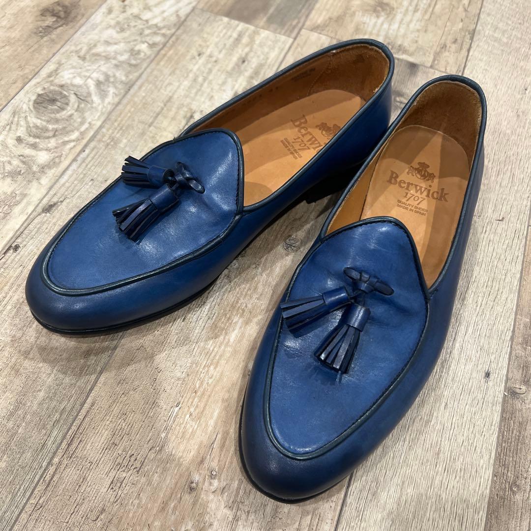 Berwick タッセルローファー 4951 26.5㎝ Berwick1707 | タッセルローファー スエード | 4951RESGBK – バー