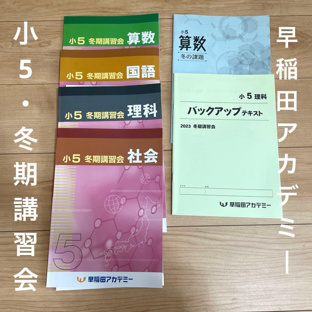 HanA⭐︎様 専用 小5 冬期講習会 早稲田アカデミー 四ツ谷大塚 早稲