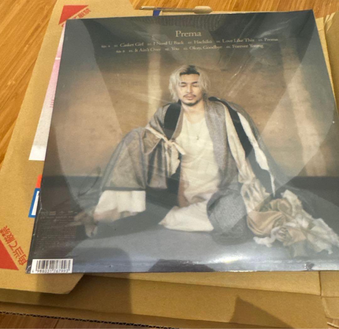 universal公式当選品 新品未開封 藤井風 アナログレコード Prema