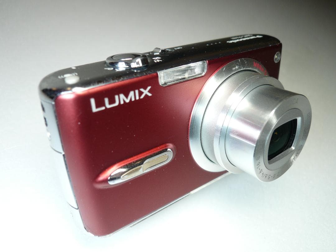 LUMIX☆DMC-FX07⭐️極美品⭕️安心の実働品☆エンジ色 - メルカリ