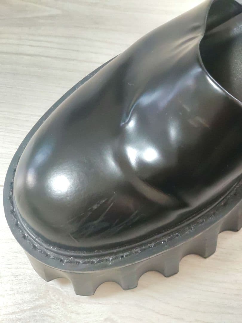 ENFOLD レザ アンクルストラップ厚底サンダル エンフォルド ブ ツ