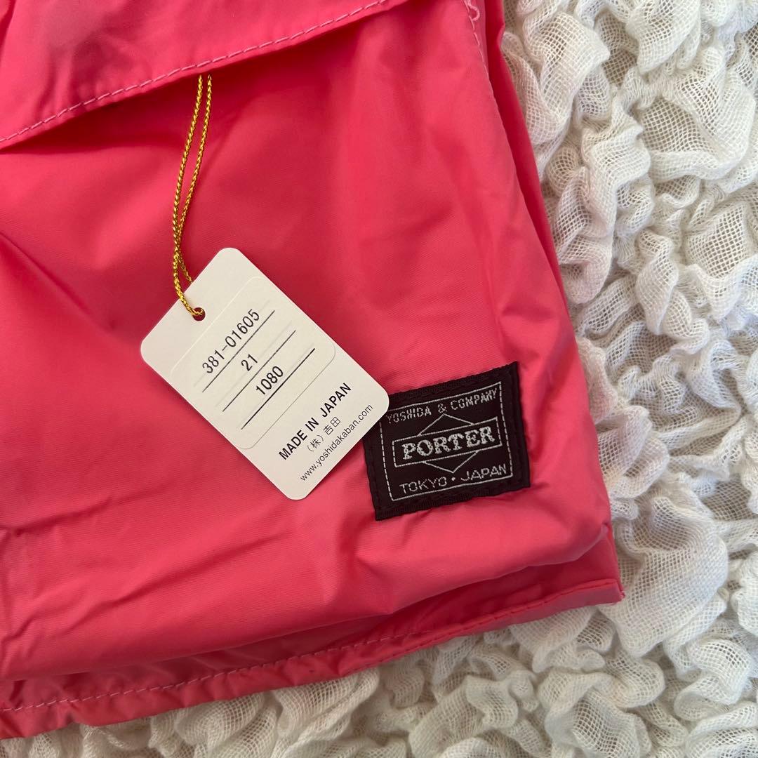 新品タグ付 PORTER GROCERY BAG グロサリー バッグ ピンク