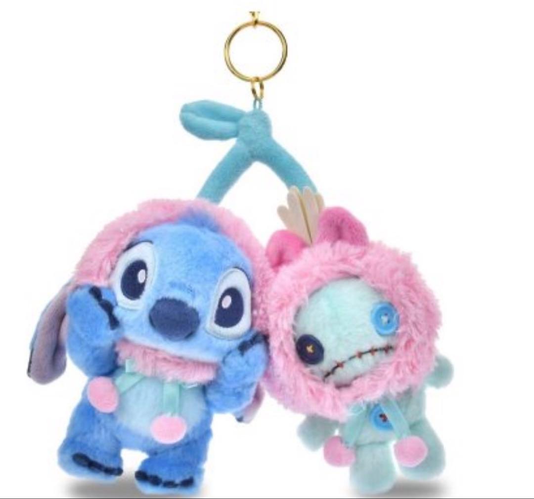 スティッチ＆スクランプ キーホルダー・キーチェーン GLOSSY FRUITS