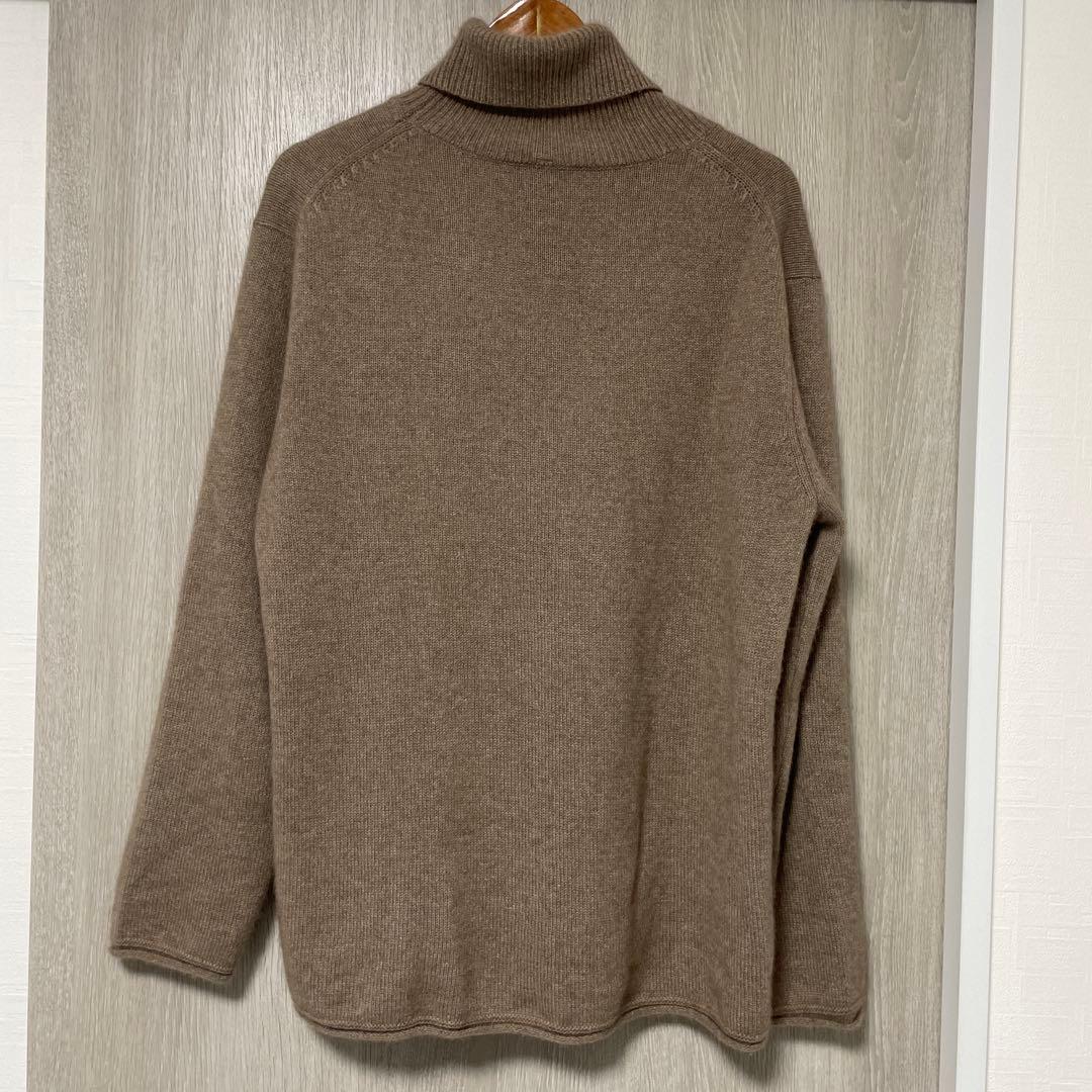 最終値下げ MUJI LABO カシミアタートルネックセーター - トップス