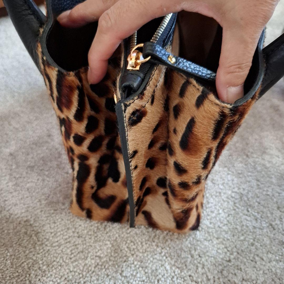 IACUCCI:レオパードミニジップトート - メルカリ