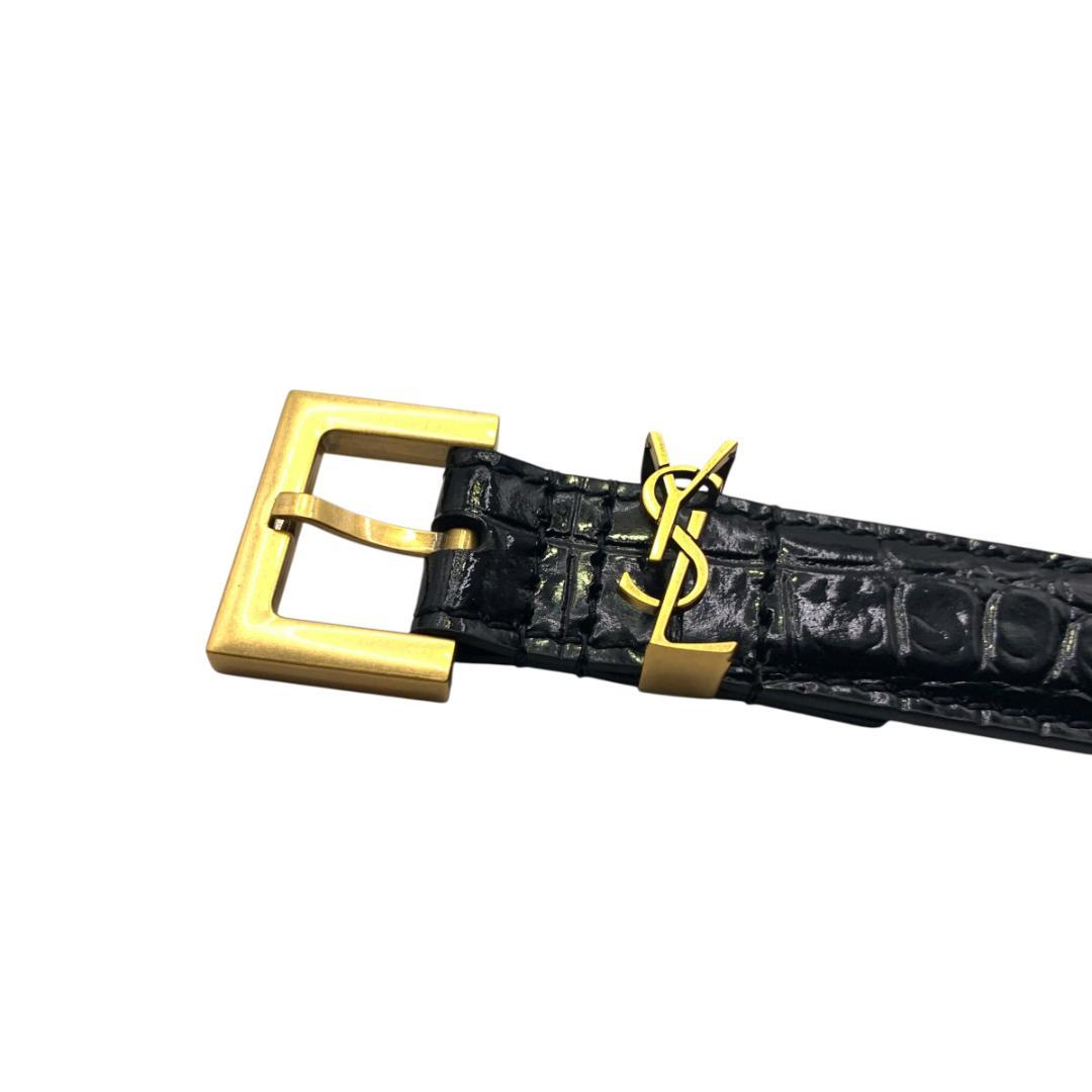 美品☆YSL イヴサンローラン ベルト 細いベルト81-91cm - メルカリ