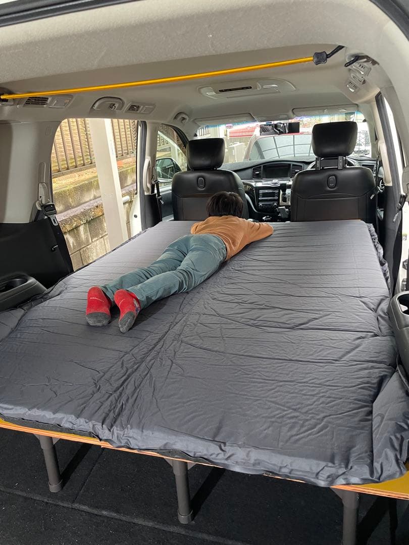 車中泊仕様】E52エルグランド専用ベッドキット（前期・後期／7人8人