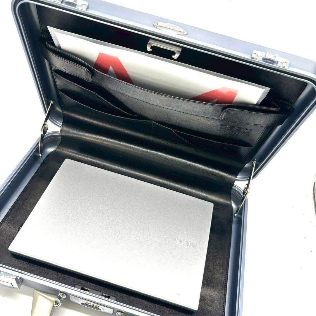 ゼロハリバートン アタッシュケース アクリルハンドル アルミ クリア