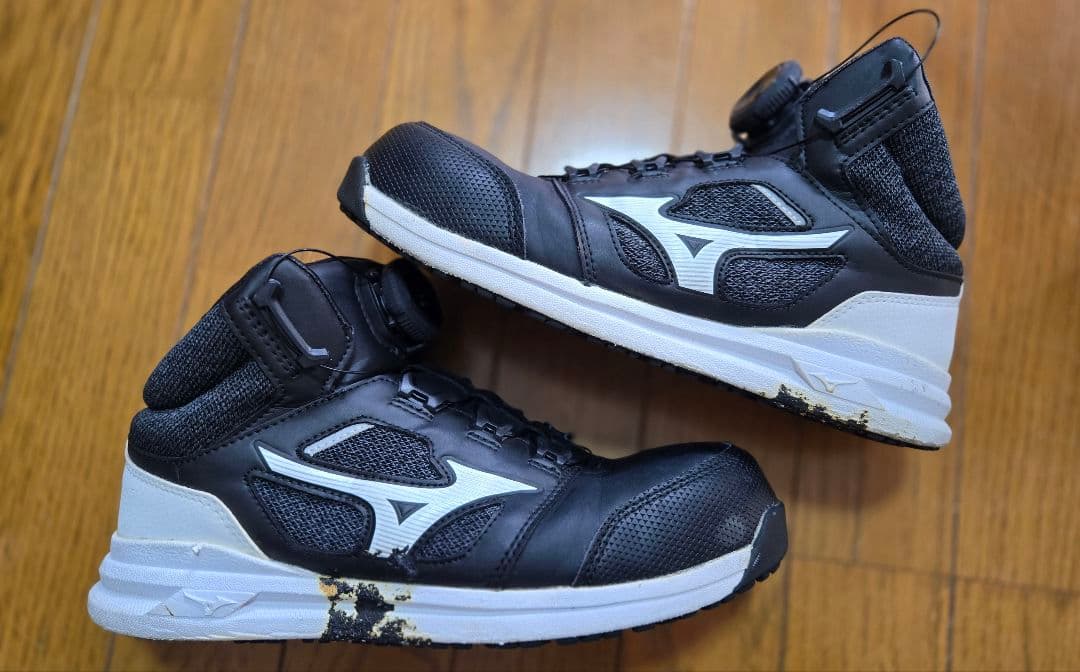 ​【即購入&値引OK】MIZUNO 安全靴 24.5cm Boaダイヤル式