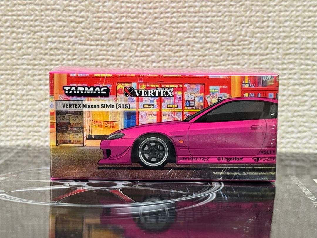 ミニカー TARMAC 1/64 VERTEX Nissan Silvia (S15) ターマックワークス 1／64スケール VERTEX RIDGE S15 SILVIA
