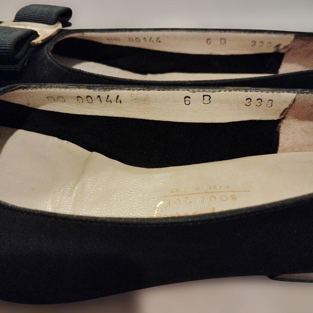 サルヴァトーレ フェラガモ 靴 黒 6b 23cm ヴァラリボン - メルカリ