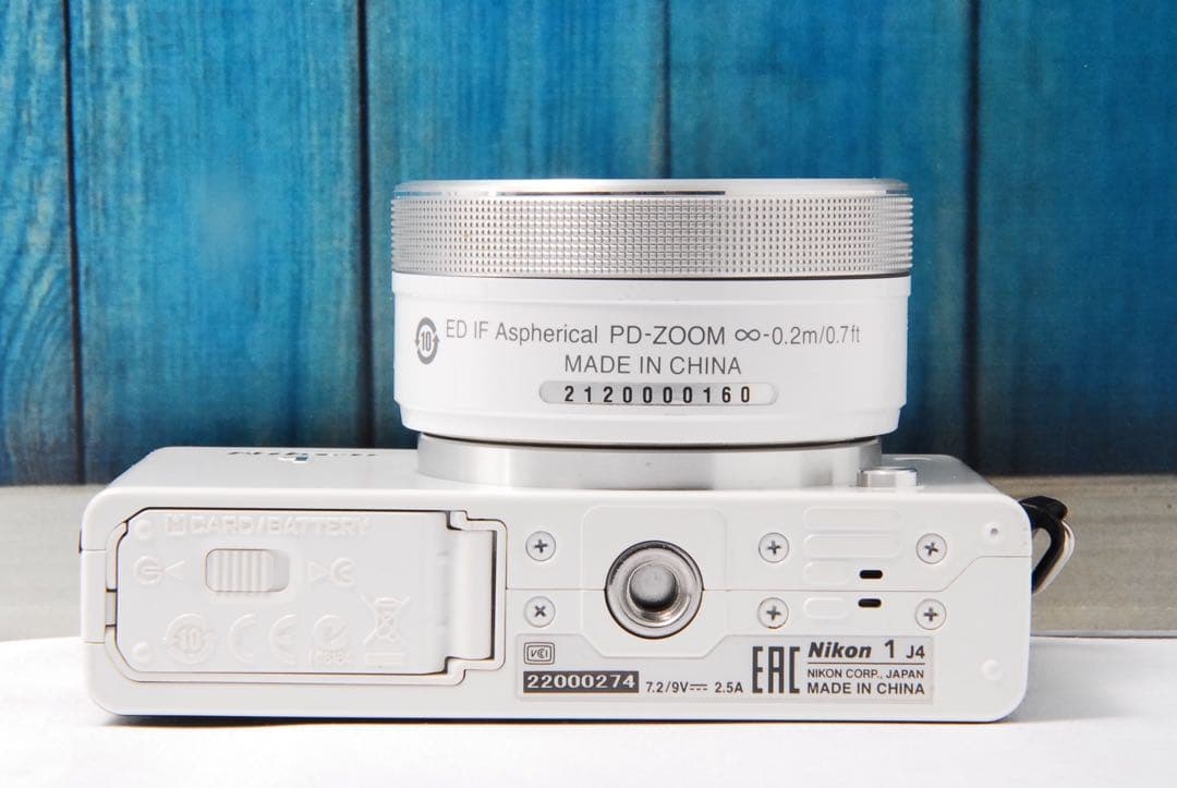 返品保証】Nikon1 J4 標準レンズキットニコン Wi-Fi ホワイト - メルカリ
