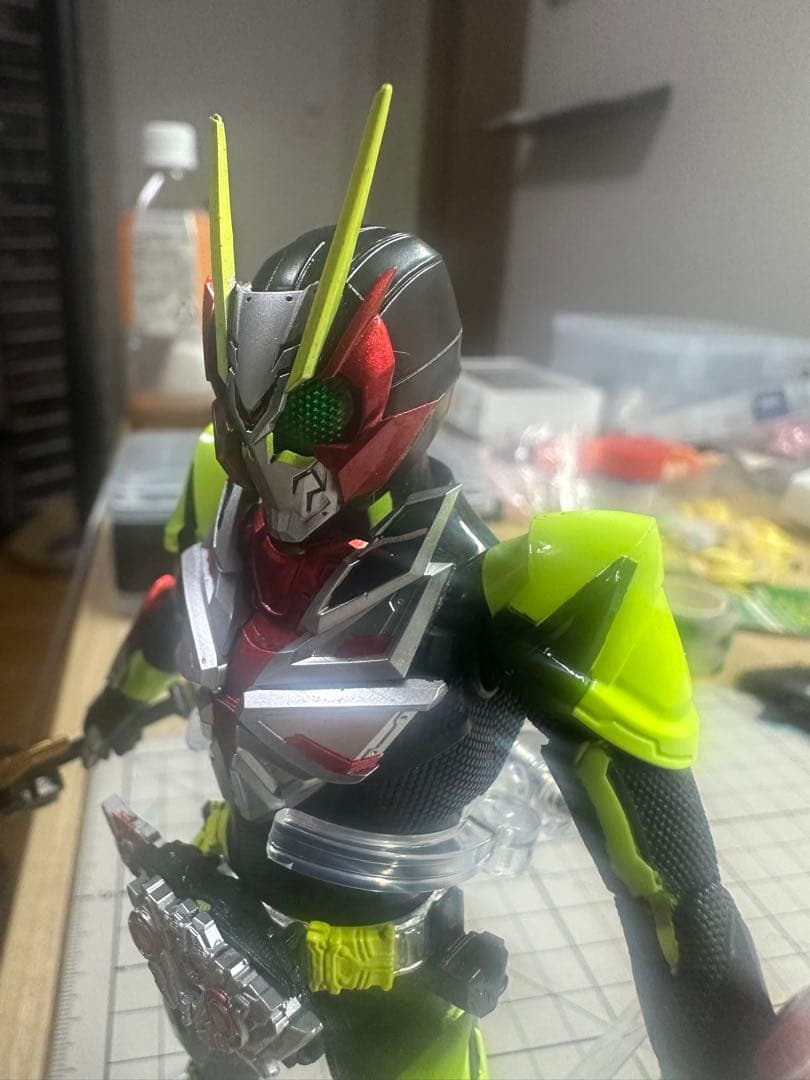 改造品 S.H.Figuarts 仮面ライダーゼロスリー 発光.ver - メルカリ