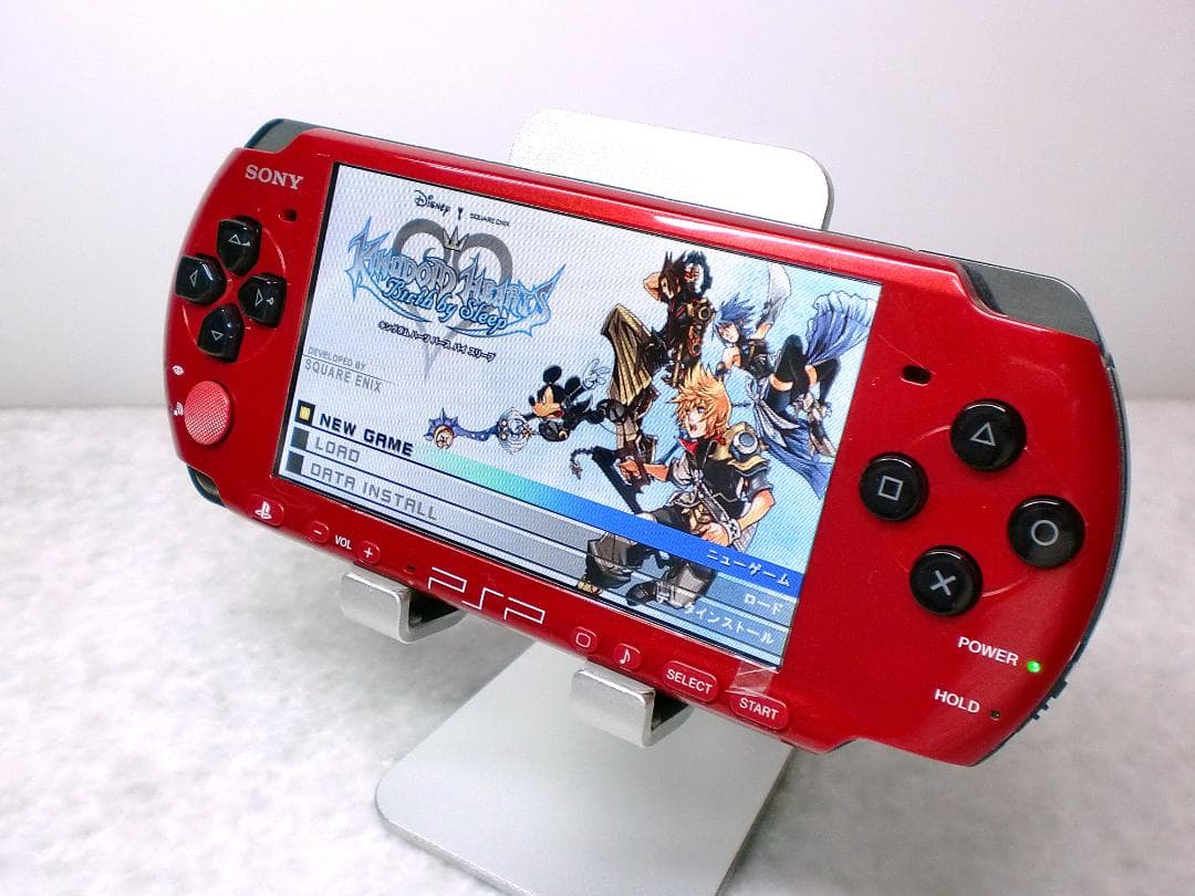 ☆ガラスラミネートIPS☆分解・洗浄☆レッドブラック☆PSP☆3000