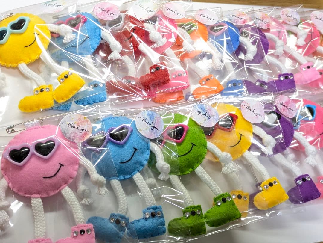 ハンドメイド バスケットボール フェルト お守り 部活お守り - メルカリ