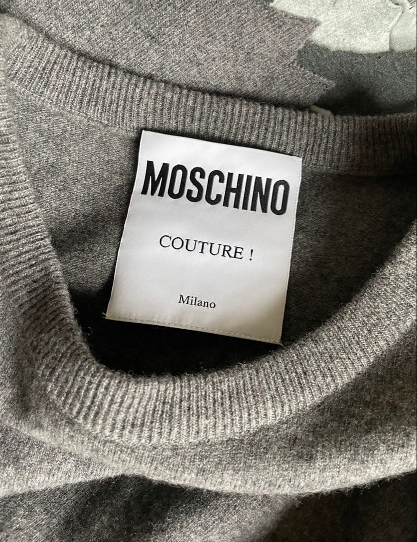 未着用】モスキーノクチュールひざ丈ワンピース - メルカリ