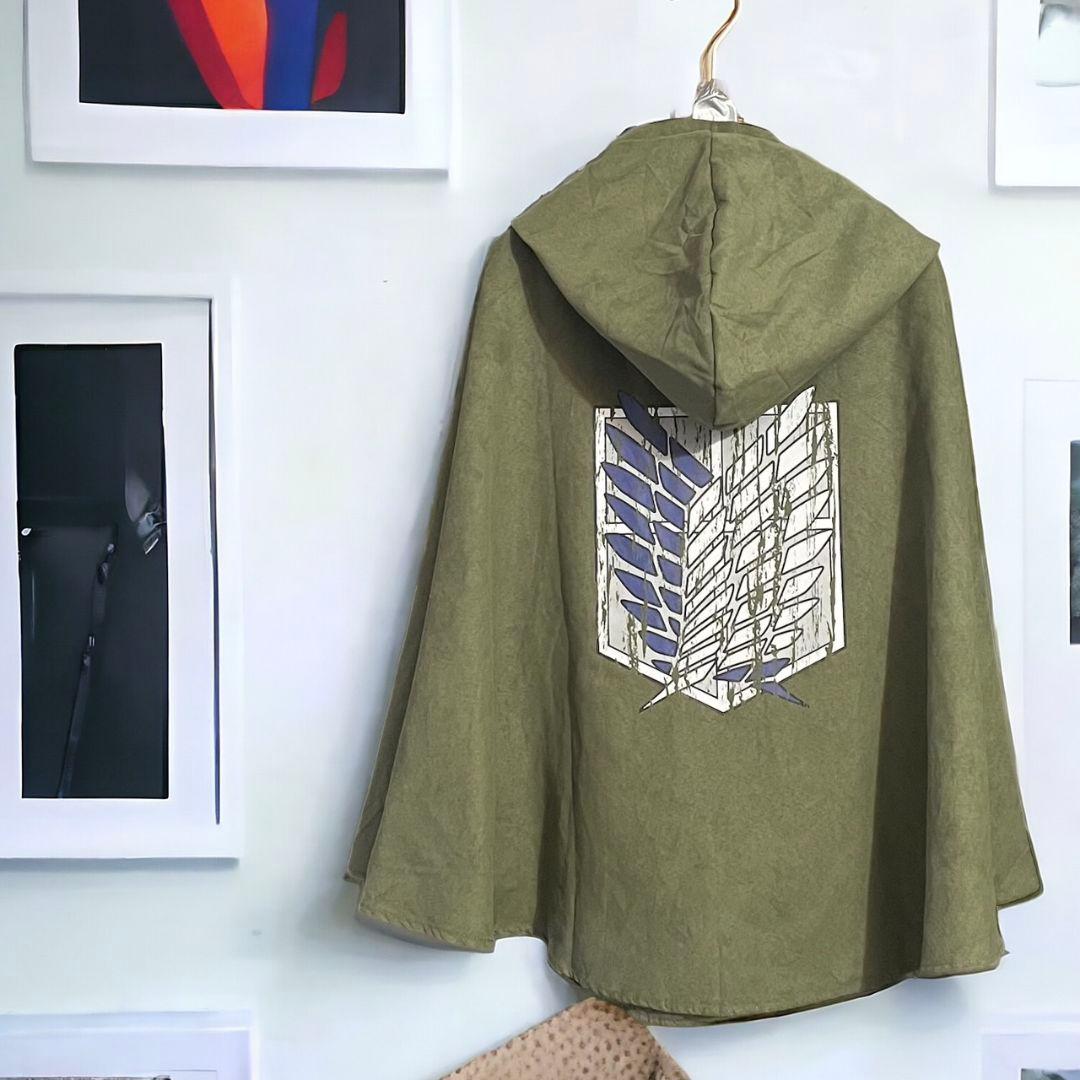 ◎スピード発送◎☆進撃の巨人☆USJ 公式☆調査兵団 マント☆グリーン
