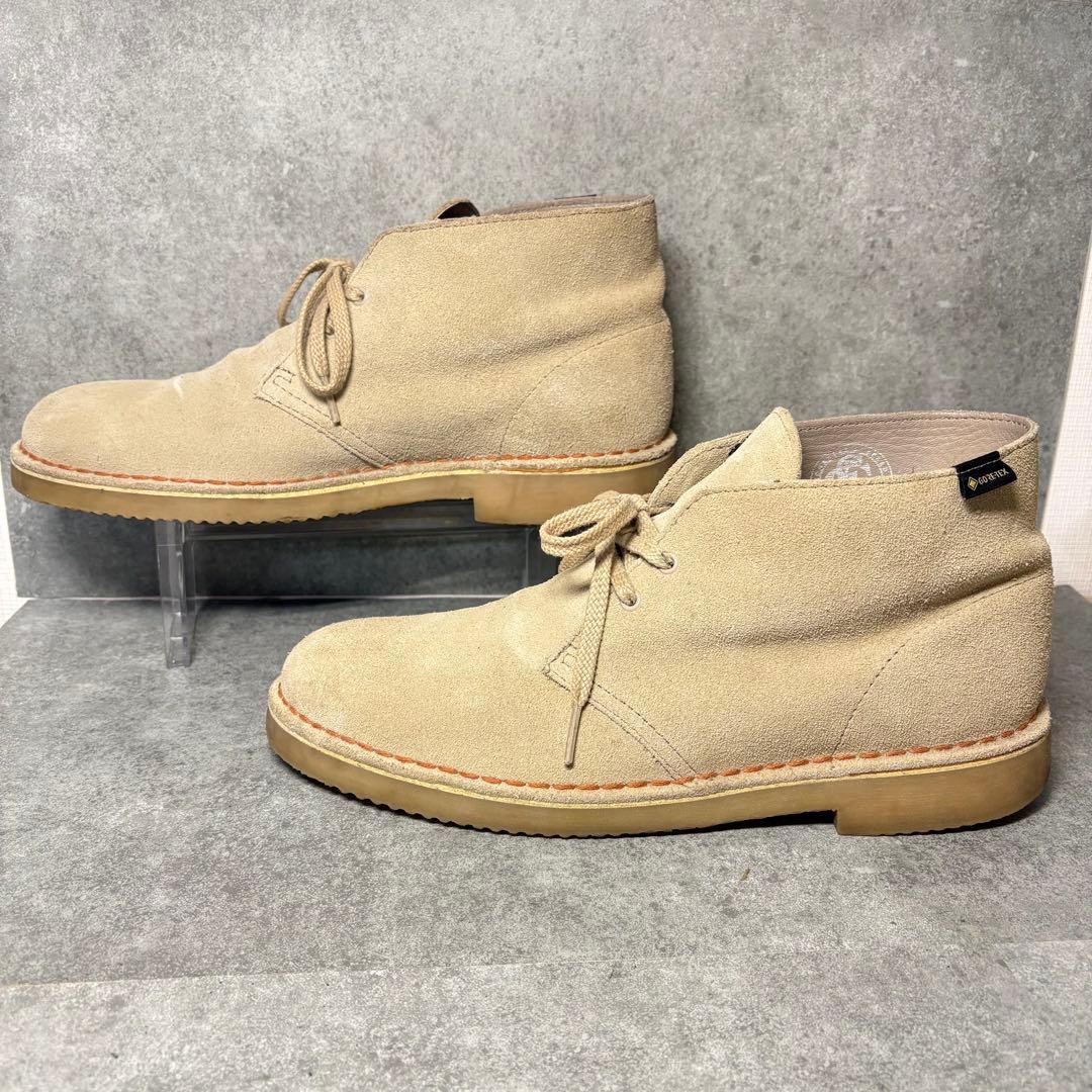 【美品】クラークス ゴアテックス デザートブーツ スエード 25.5cm