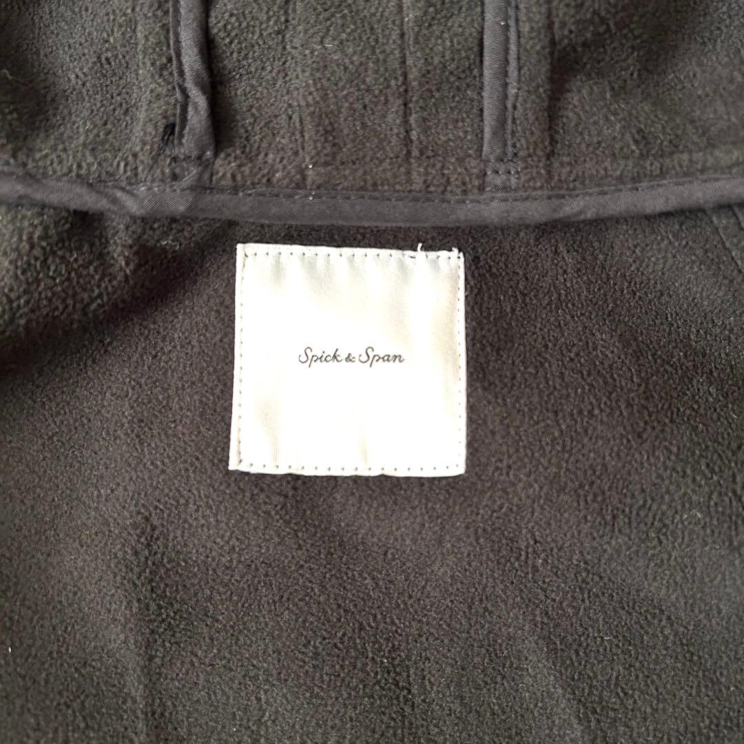 ✨Spick&Span ボンディングフードデッドコート 23AW 黒