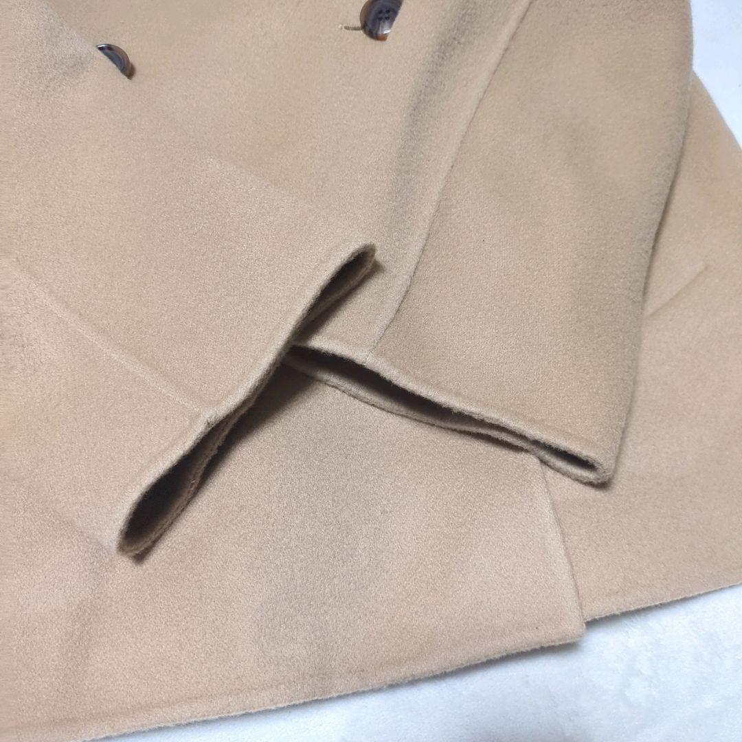美品 theory ダブルブレスト ウール カシミヤ Pコート 2025年S - メルカリ