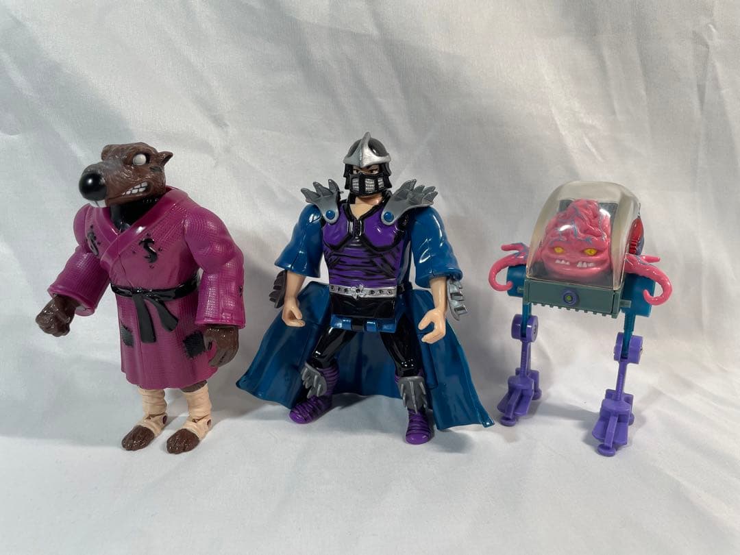 売約済み ミュータントタートルズ変形フィギュア(1992年)7体セット