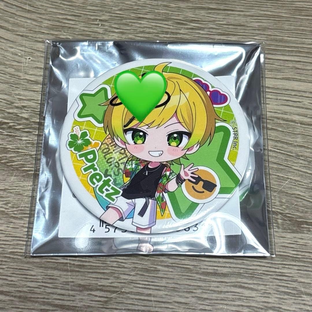 AMPTAK×COLORS ぷりっつ サイン入り 缶バッジ - メルカリ