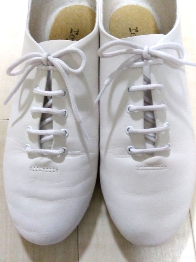 repetto Jazz レザーシューズ ホワイト 39/24.5cm - メルカリ