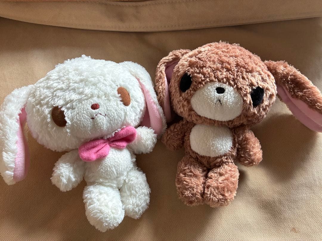 シュガーバニーズ　くろうさ　しろうさ　ぬいぐるみセット シュガーバニーズ(くろうさ) ぬいどりドールS（ぴたっとふれんず