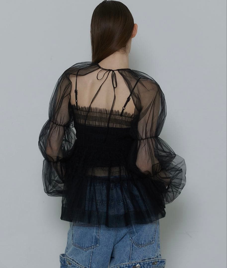 値下げ】MAISON SPECIAL チュールキャミボレロ トップス