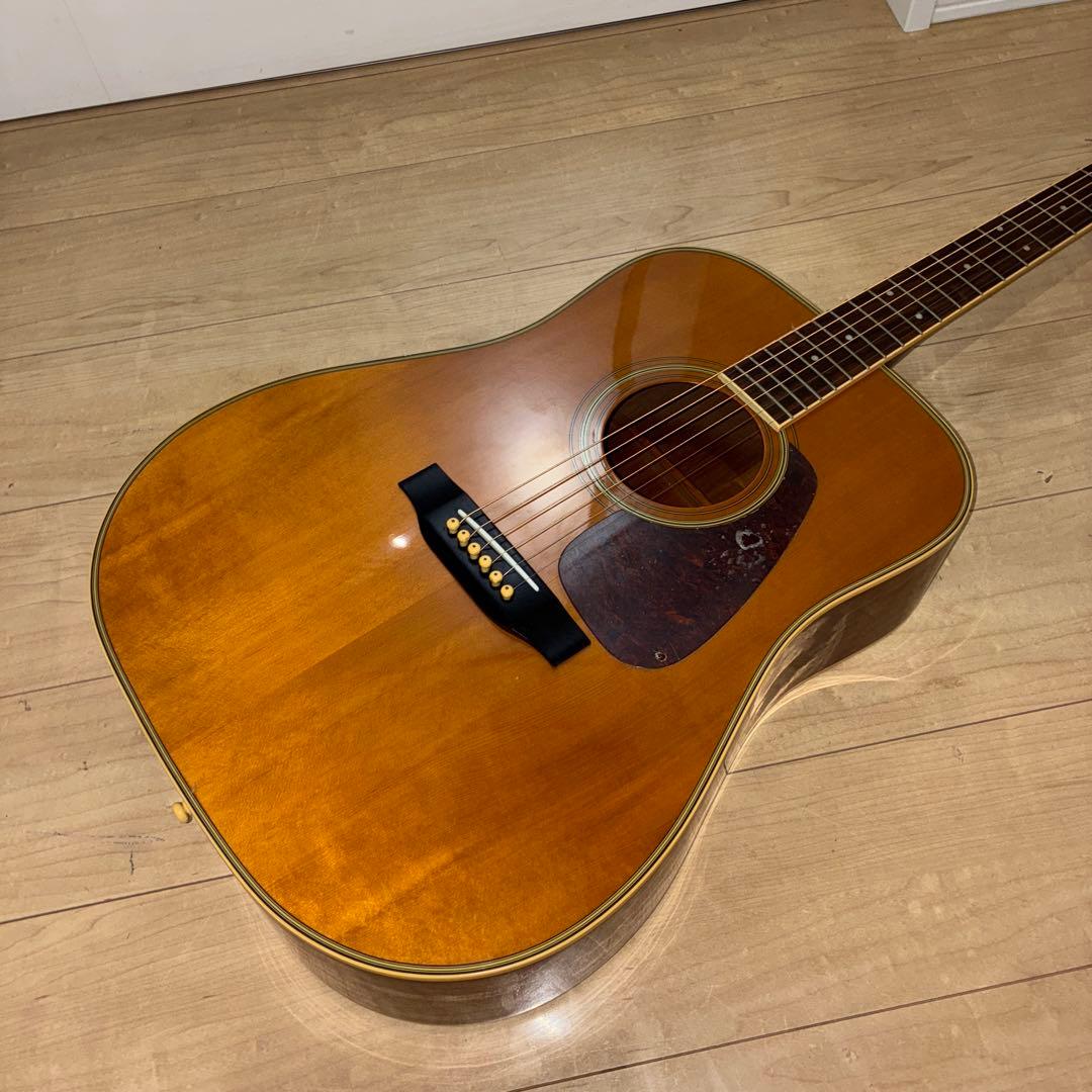 新品弦交換済み いい音 希少縦ロゴ モーリスアコースティックギター MD