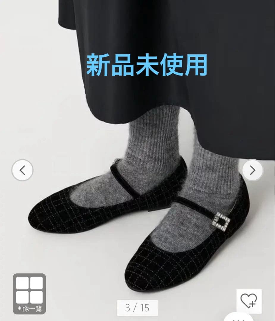 UNITED ARROWS グリッター ベルベット メリージェーン シューズ グリッター ベルベット メリージェーン シューズ（UNITED ARROWS