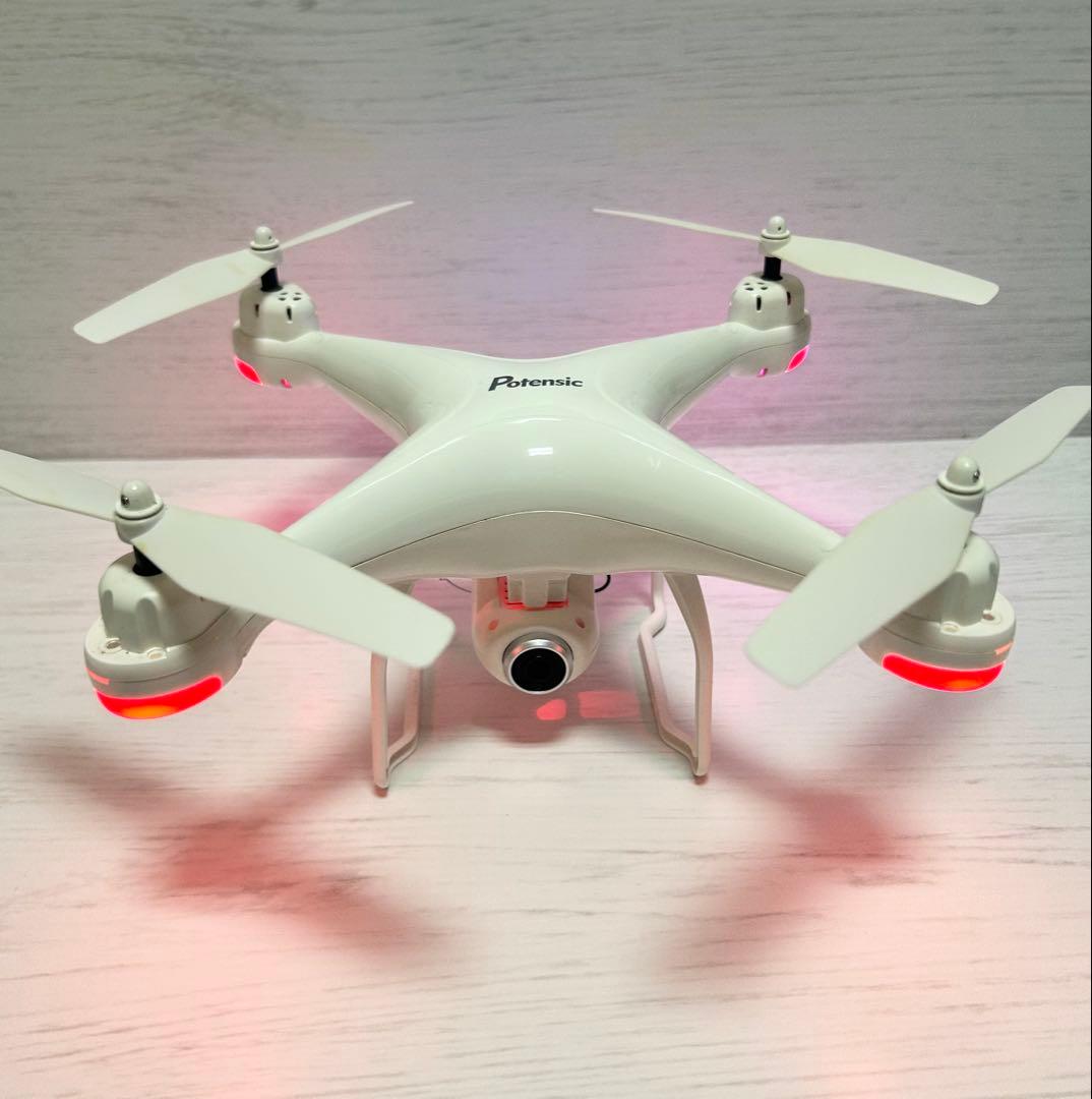 収納ケース付きPotensic T25 GPS内蔵ドローン - メルカリ
