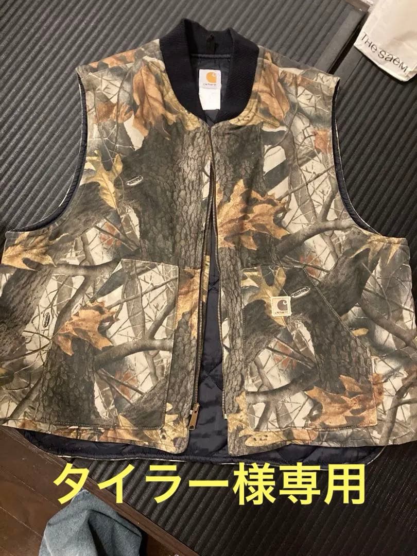 Carhartt カーハート ダックベスト　メキシコ製　リアルツリー 美品 カーハート carhartt リアル ツリー REALTREE ベスト - メルカリ