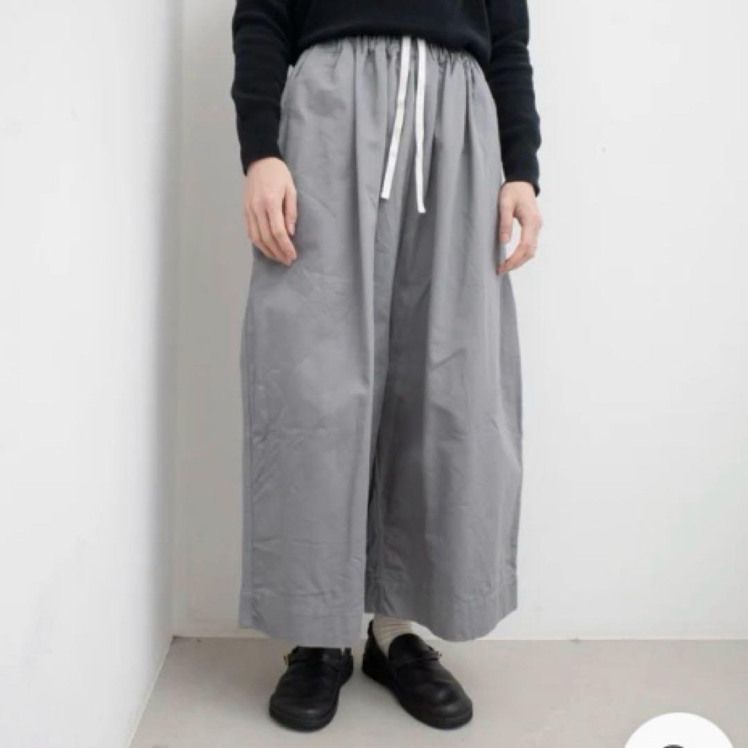 人気✨2023 ゴーシュ カツラギ 八分丈 ワイド パンツ キュロット